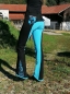 Preview: Damen Jodhpurreithose  "Bohemian" in Black/blue